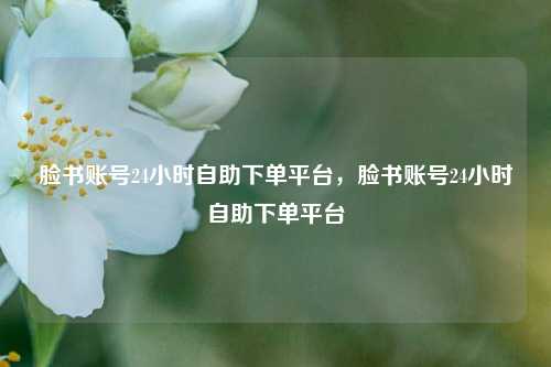 脸书账号24小时自助下单平台，脸书账号24小时自助下单平台  第1张