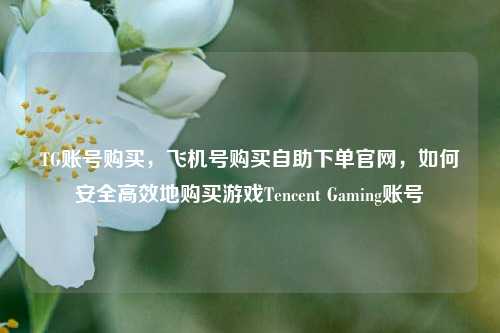 TG账号购买，飞机号购买自助下单官网，如何安全高效地购买游戏Tencent Gaming账号  第1张